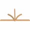 Ekena Millwork Redmond Timber Gable Bracket, Western Red Cedar, 108"W x 63"H x 3 1/2"D x 3 1/2"F, 14/12 Pitch GBW108X63X0404RED00SWR - alternate 5